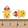 Christmas Alloy Enamel Pendants FIND-I067-02KCG-02A-3