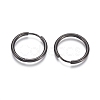304 Stainless Steel Huggie Hoop Earrings EJEW-F111A-20mm-B-2