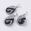 Synthetic Blue Goldstone Pendants G-E442-04I-1