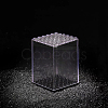 Transparent Plastic Minifigures Display Case ODIS-WH0043-25-3