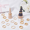 18Pcs 18 Styles 201 Stainless Steel Finger Rings RJEW-SC0001-37G-4