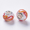 Handmade Lampwork European Beads LAMP-S193-008T-2