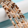 Glass Beads Strands EGLA-A034-M4mm-34-1