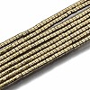 Electroplate Non-magnetic Synthetic Hematite Beads Strands G-T114-57-02-1