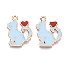 Alloy Enamel Pendants ENAM-T020-59D-1
