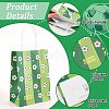 Olycraft 25Pcs 5 Colors Rectangle with Sport Good Pattern Paper Bags CARB-OC0001-01-4