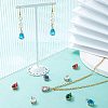 24Pcs 6 Colors Transparent Glass Charms GLAA-PH0001-28-3