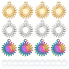 DIY Blank Sun Pendant Making Kit DIY-UN0005-08-1