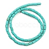 Synthetic Turquoise Beads Strands X-TURQ-G120-4x6mm-13-4