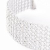 7 Row Crystal Rhinestone Choker Necklace NJEW-F289-01B-P-2