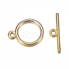 Tibetan Style Toggle Clasps TIBE-A12208-G-NR-3