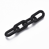 Spray Painted CCB Plastic Linking Rings CCB-R104-12D-01-3