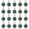 20Pcs Faceted Glass Charms RGLA-TADJ0001-01H-2