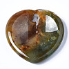 Natural  Mixed Stone Thumb Worry Stone G-N0325-01-2