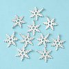 Christmas Snowflake Tibetan Style Alloy Pendants LF0353Y-NFS-3