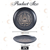 430 Stainless Steel Wiccan Altar Plate AJEW-WH20070-290A-02-2