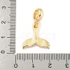 Rack Plating Alloy Enamel Fishtail European Dangle Charms FIND-B034-49G-02-3