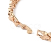Brass Link Chain Bracelets for Women Men BJEW-P324-01J-KCG-3