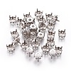 Non-Tarnish 201 Stainless Steel Sew on Prong Settings X-STAS-L229-03A-1