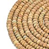 Natural Wood Lace Stone Wooden Jasper Beads Strands G-P575-A40-6x4mm-3