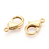 Brass Lobster Claw Clasps KK-YW0004-01E-G-2