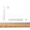 Clear Tube Plastic Bead Containers with Lid X-C065Y-5