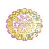 201 Stainless Steel 3D Rotating Hanging Wind Spinner STAS-T064-94-1