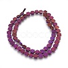 Electroplated Non-magnetic Synthetic Hematite Beads Strands G-P392-G-2
