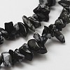 Natural Snowflake Obsidian Beads Strands G-F328-10-3