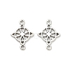 Tibetan Style Alloy Viking Knot Connector Charms FIND-H053-14AS-1