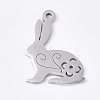 Tarnish Resistant 201 Stainless Steel Pendants X-STAS-S079-117P-1
