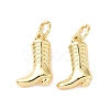 Rack Plating Brass Charms X-ZIRC-C042-08G-3