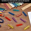 12 Sets Plastic Pencil Cap DIY-FH0008-02-4