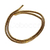 Electroplate Glass Beads Strands GL-CBAA615-01F-2