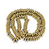 Electroplate Non-magnetic Synthetic Hematite Beads Strands X-G-T061-42G-2