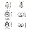 Unicraftale 304 Stainless Steel Ear Nuts STAS-UN0011-95P-4