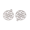 Buddhist 304 Stainless Steel Pendants STAS-E521-06B-P-2