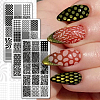 Stainless Steel DIY Nail Art Templates MRMJ-WH0092-208-3