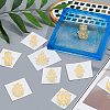 9Pcs 9 Style Carbon Steel Cabochons DIY-OC0008-52-5
