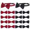 16Pcs 2 Colors Adjustable Polyester Bow Ties AJEW-GA0006-74-1