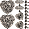 20 Sets Zinc Alloy Coin Collision Rivets FIND-CP0001-88-1