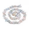 Natural Morganite Chip Beads Strands X-G-E271-84-3