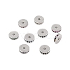 Rack Plating Brass Micro Pave Cubic Zirconia Beads KK-F879-16P-1