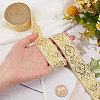 Gorgecraft Ethnic Style Polyester Silk Grosgrain Ribbon OCOR-GF0001-79C-3