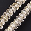Transparent Glass Beads Strands LAMP-H061-01D-02-3