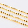 Iron Ball Bead Chains CHB001Y-G-1