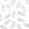 50Pcs Glass Bottle Pendant Decoration BOTT-FS0001-06-2
