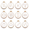 Alloy Enamel Pendants ENAM-S124-01A-04-1