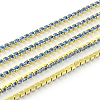 Nickel Free Raw(Unplated) Brass Rhinestone Strass Chains CHC-R119-S6-07C-1-1