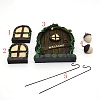 Resin Hanging Display Decorations DJEW-WH0010-89-2